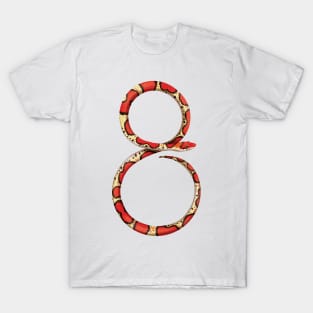 8 - Northern scarlet snake T-Shirt